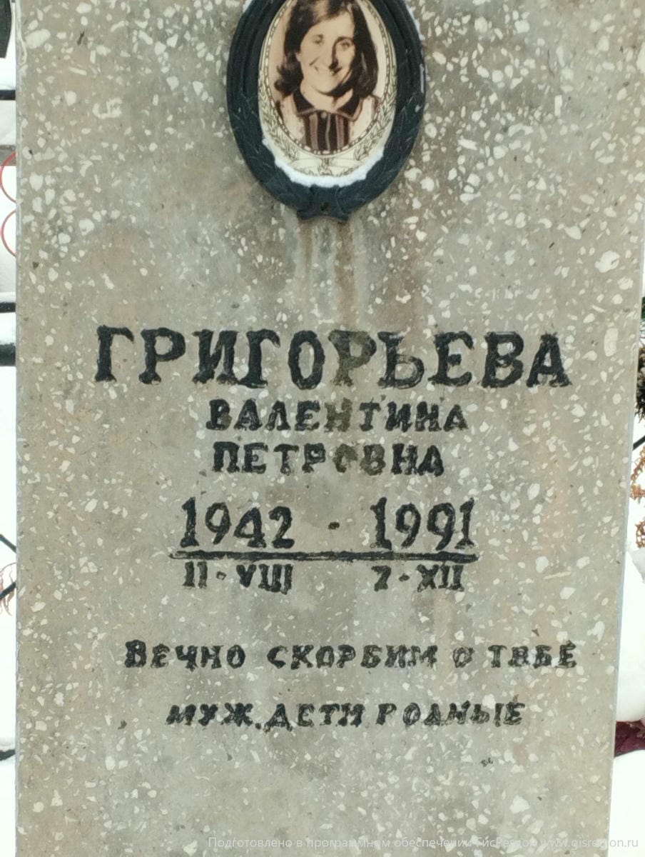 Григорьева Валентина Петровна