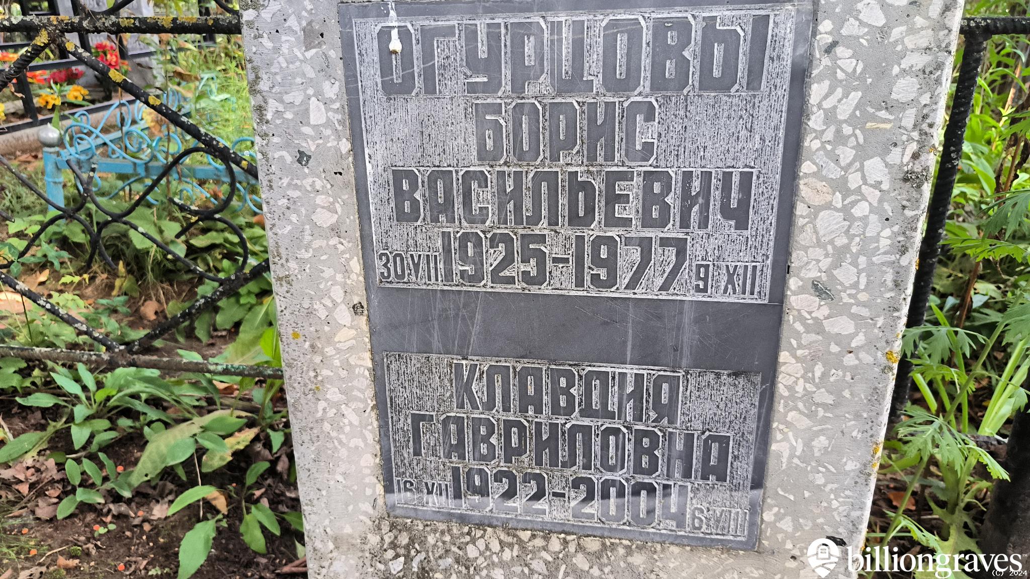 Огурцов Борис Васильевич