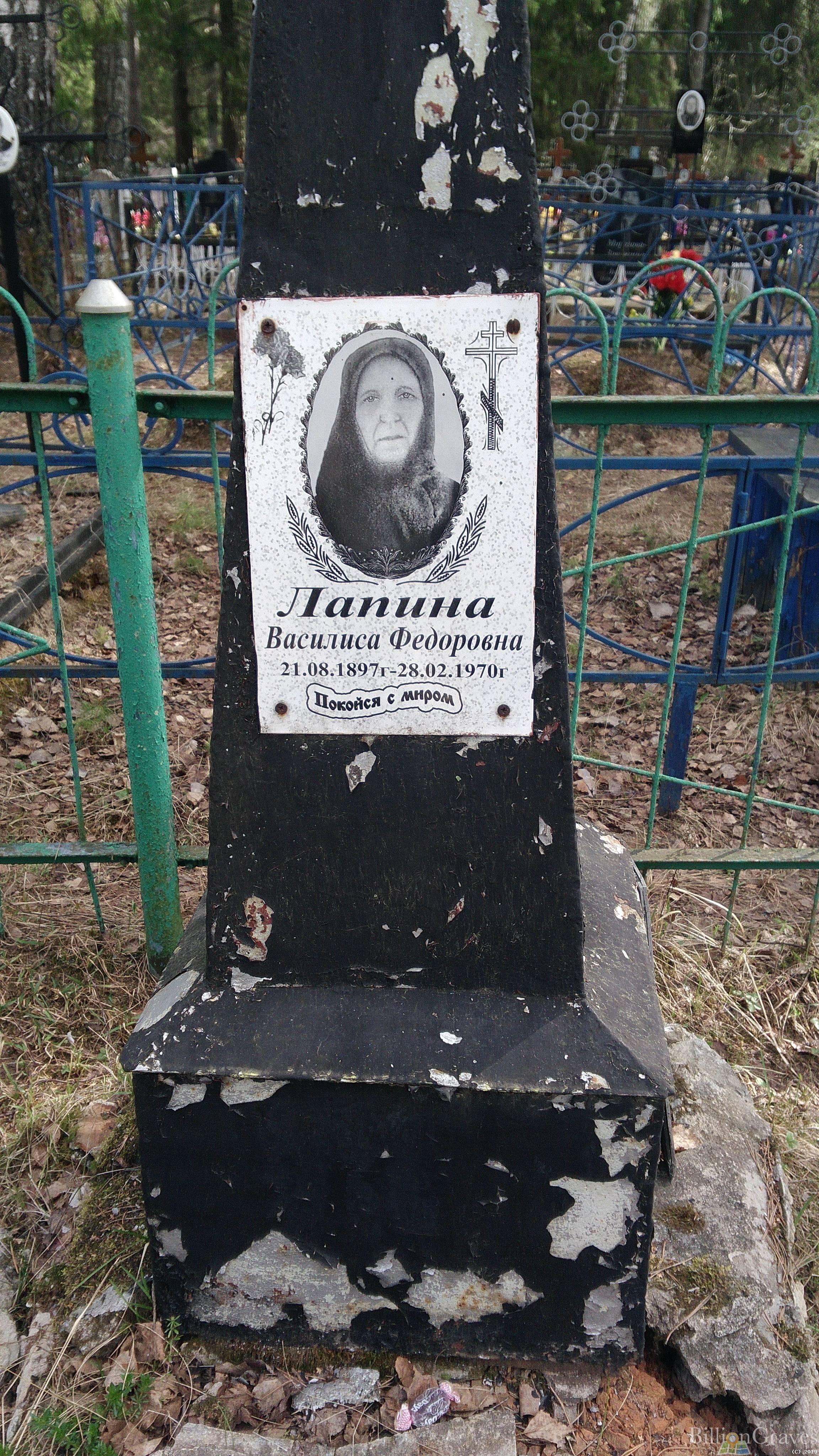 Лапина Василиса Фёдоровна