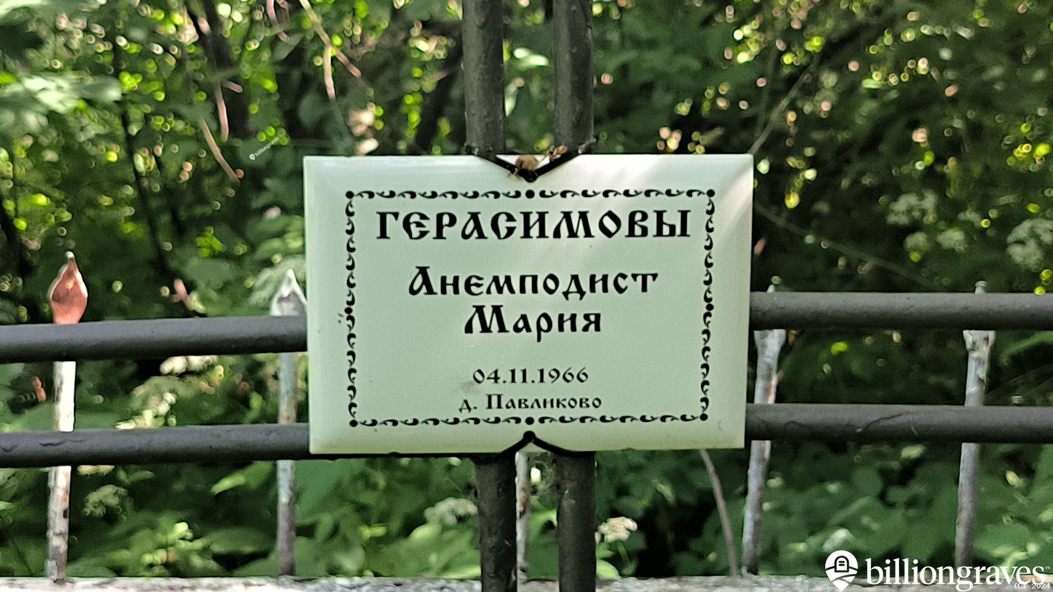Герасимова Мария