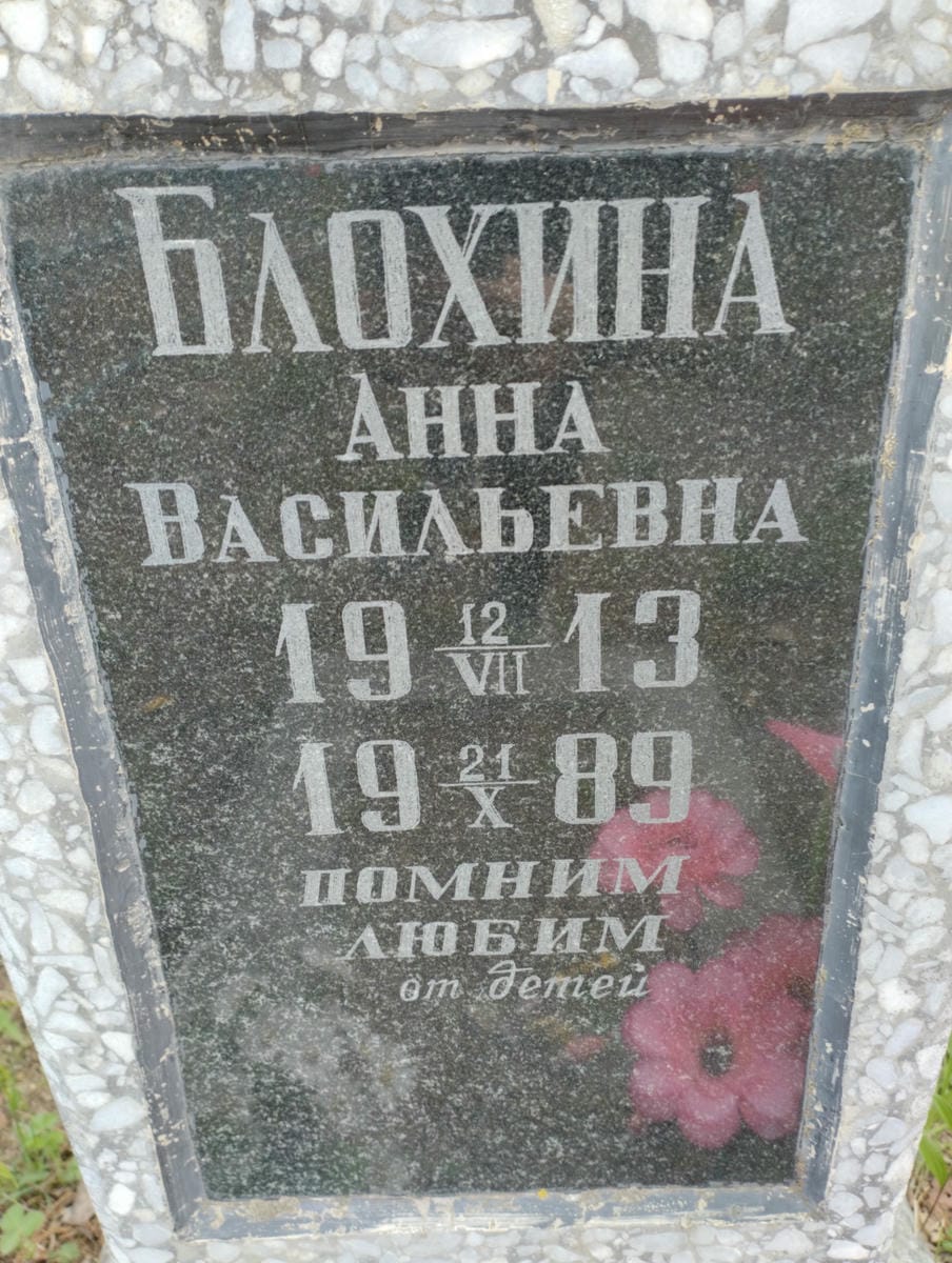Блохина Анна Васильевна