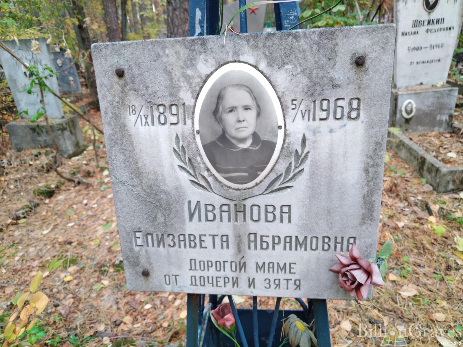 Иванова Елизавета Абрамовна