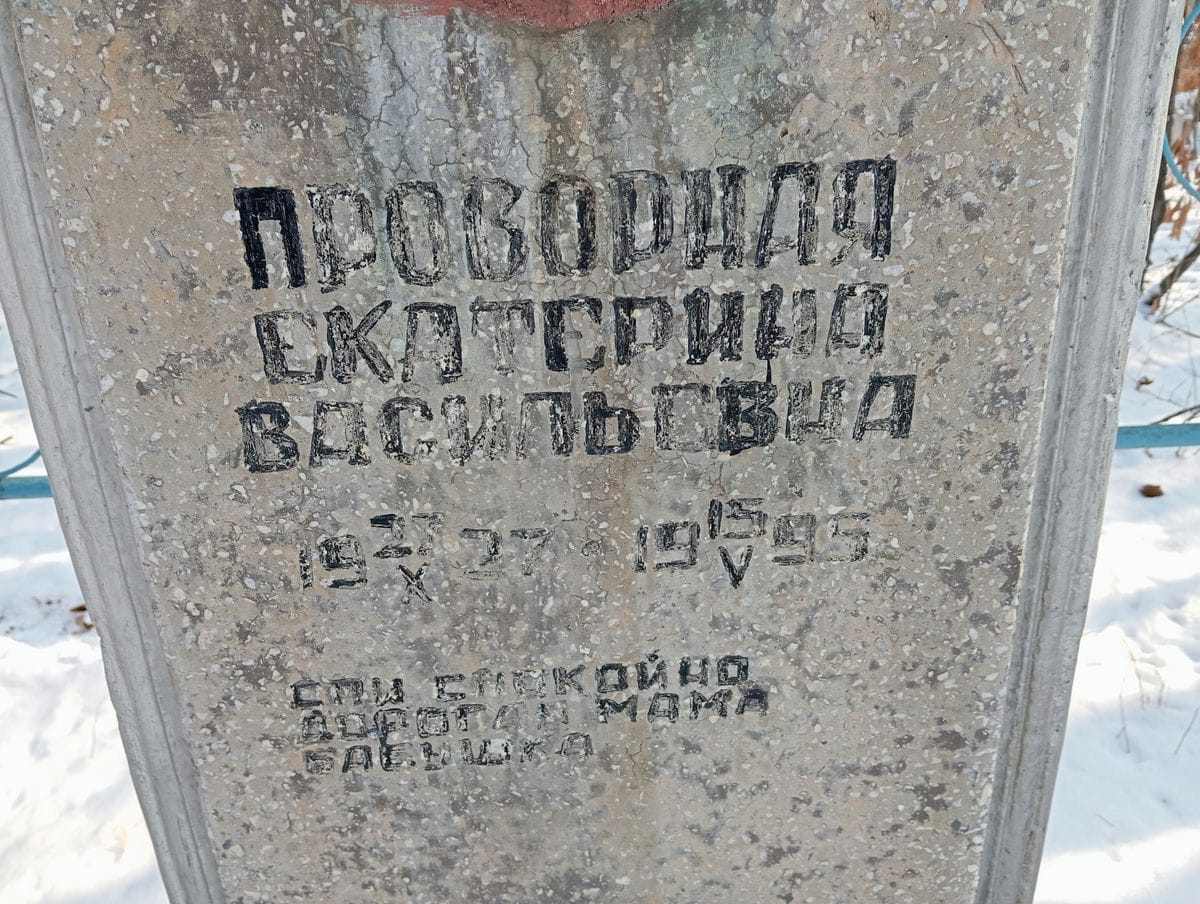 Проворная Екатерина Васильевна