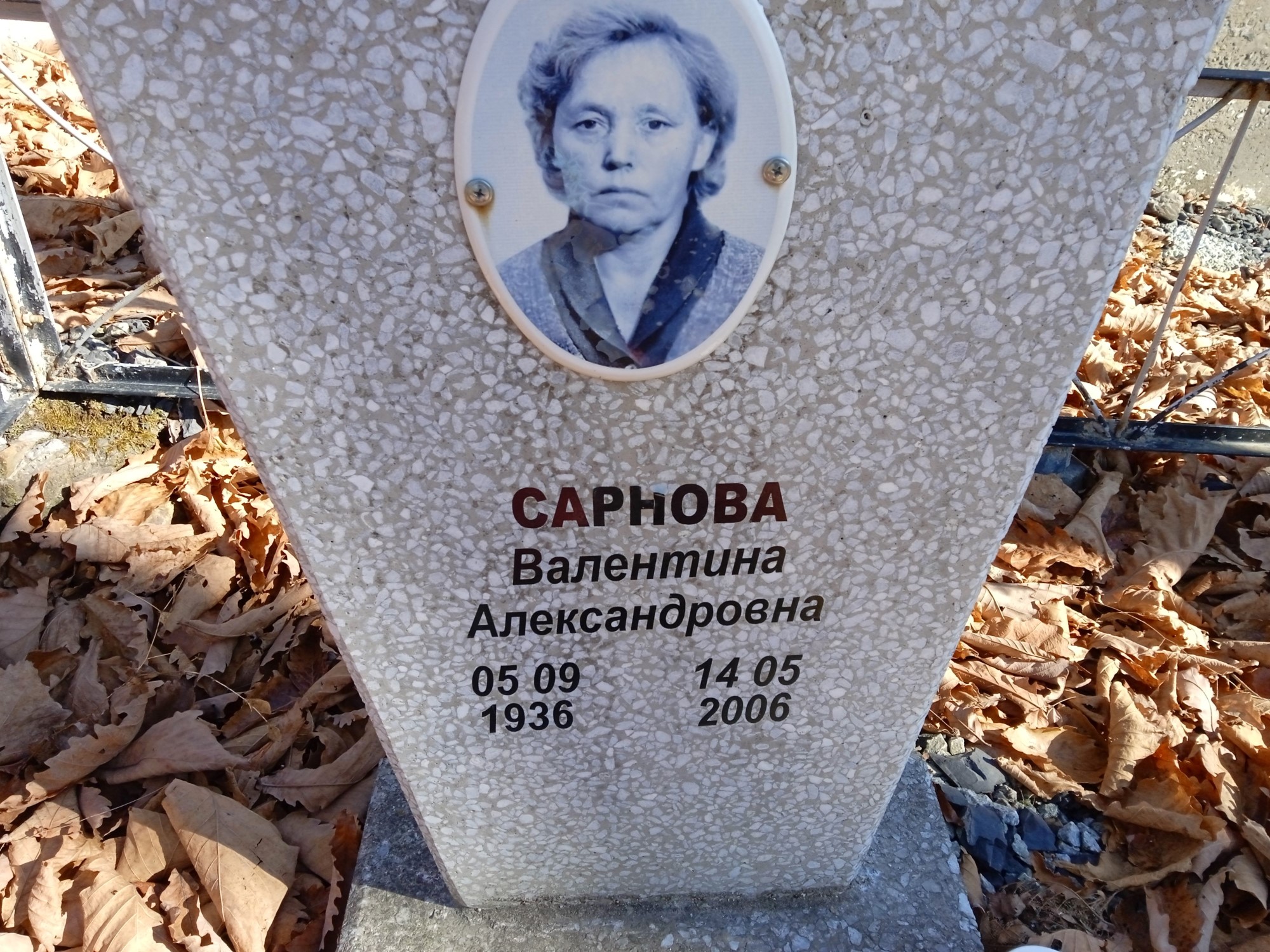 Сарнова Валентина Александровна