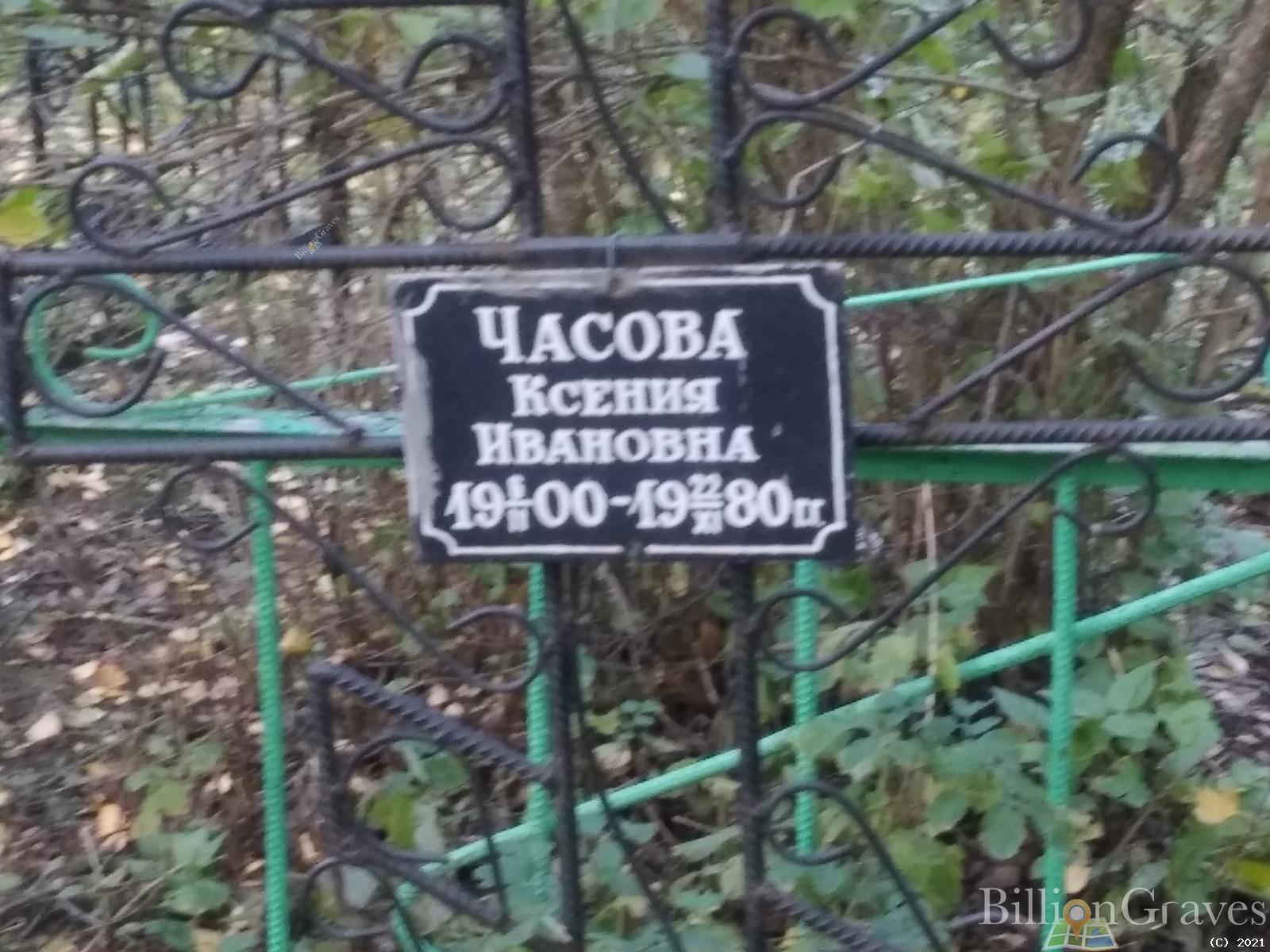 Часова Ксения Ивановна