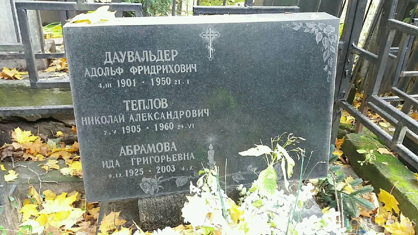 Абрамова Ида Григорьевна