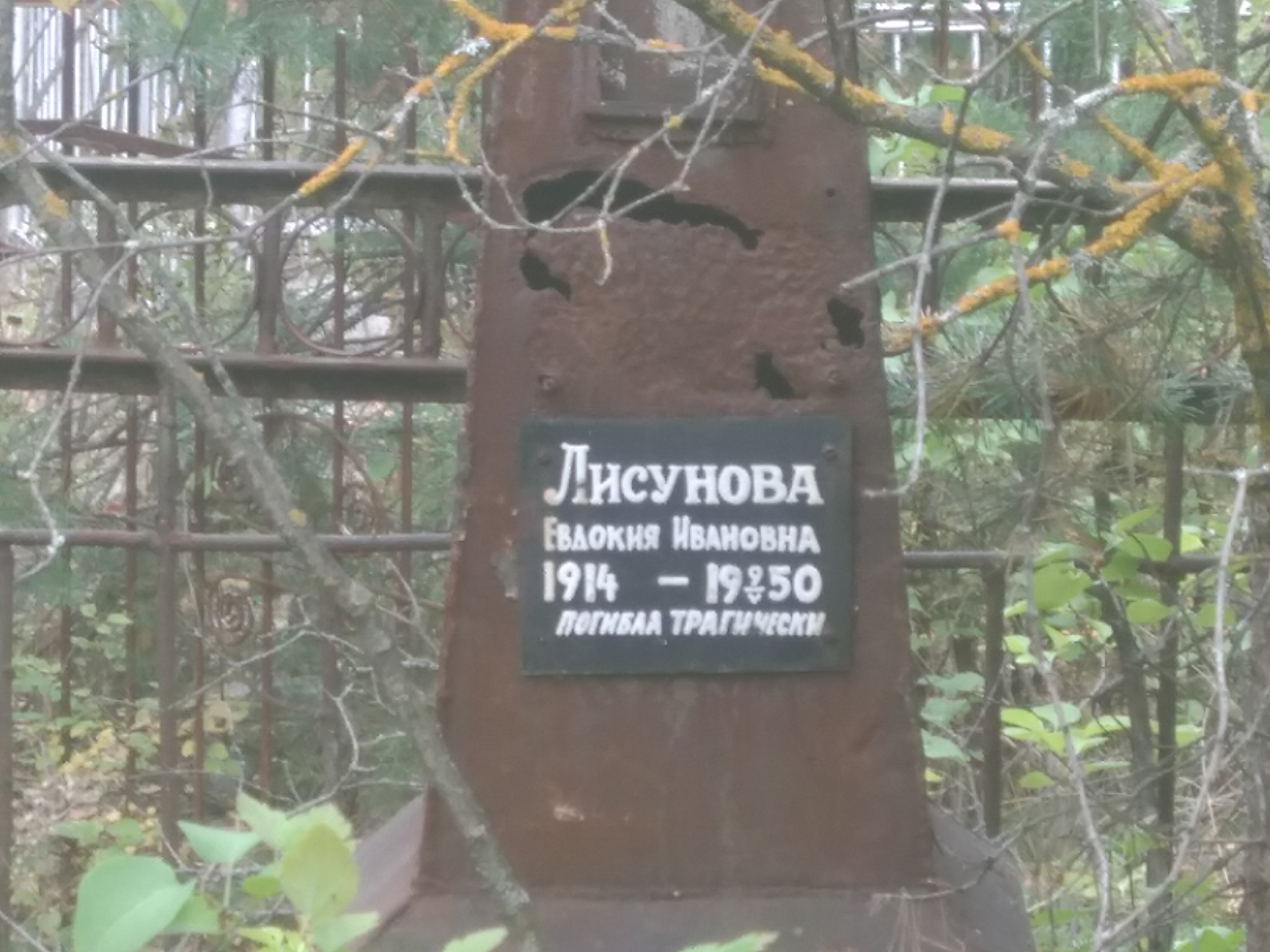 Лисунова Евдокия Ивановна