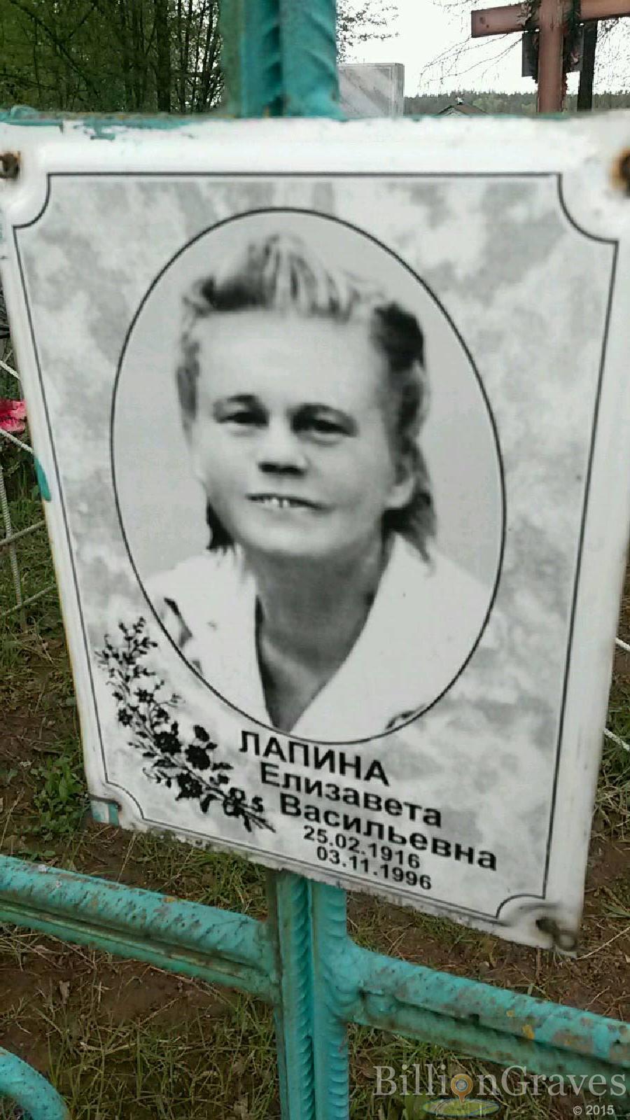 лапина елизавета васильевна