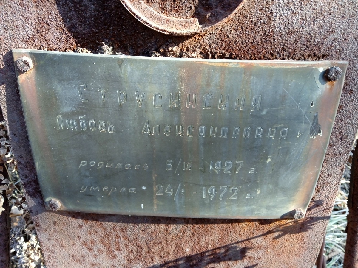 Струсинская Любовь Александровна