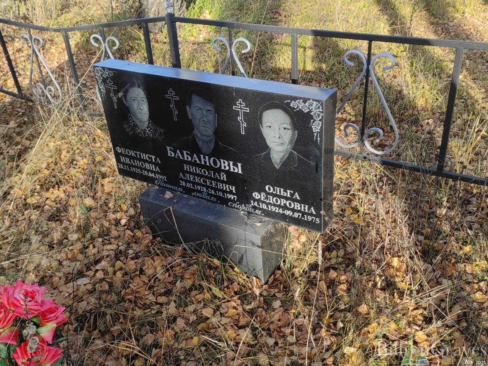 Бабанова Ольга Фёдоровна