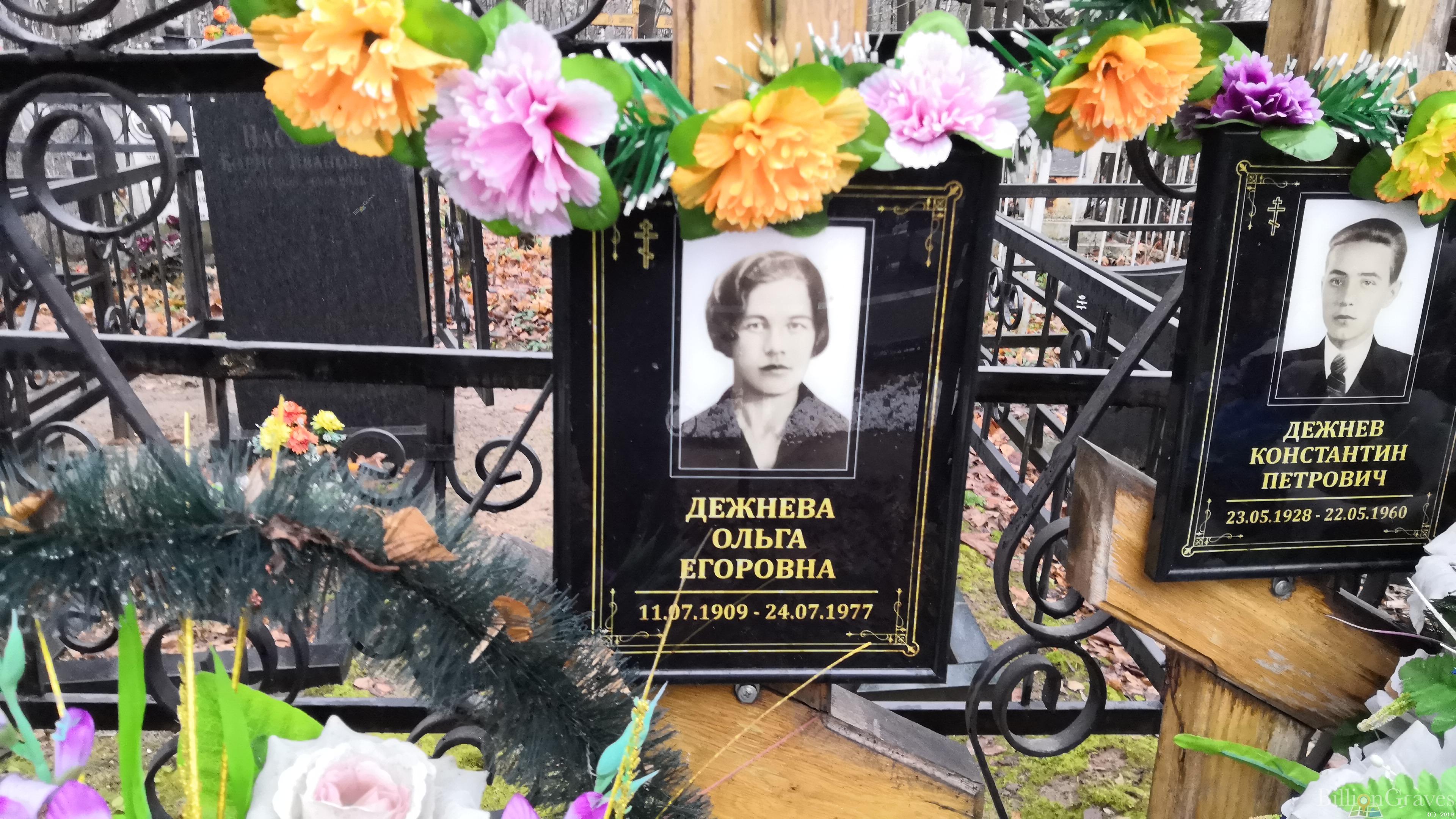 Дежнева Ольга Егоровна