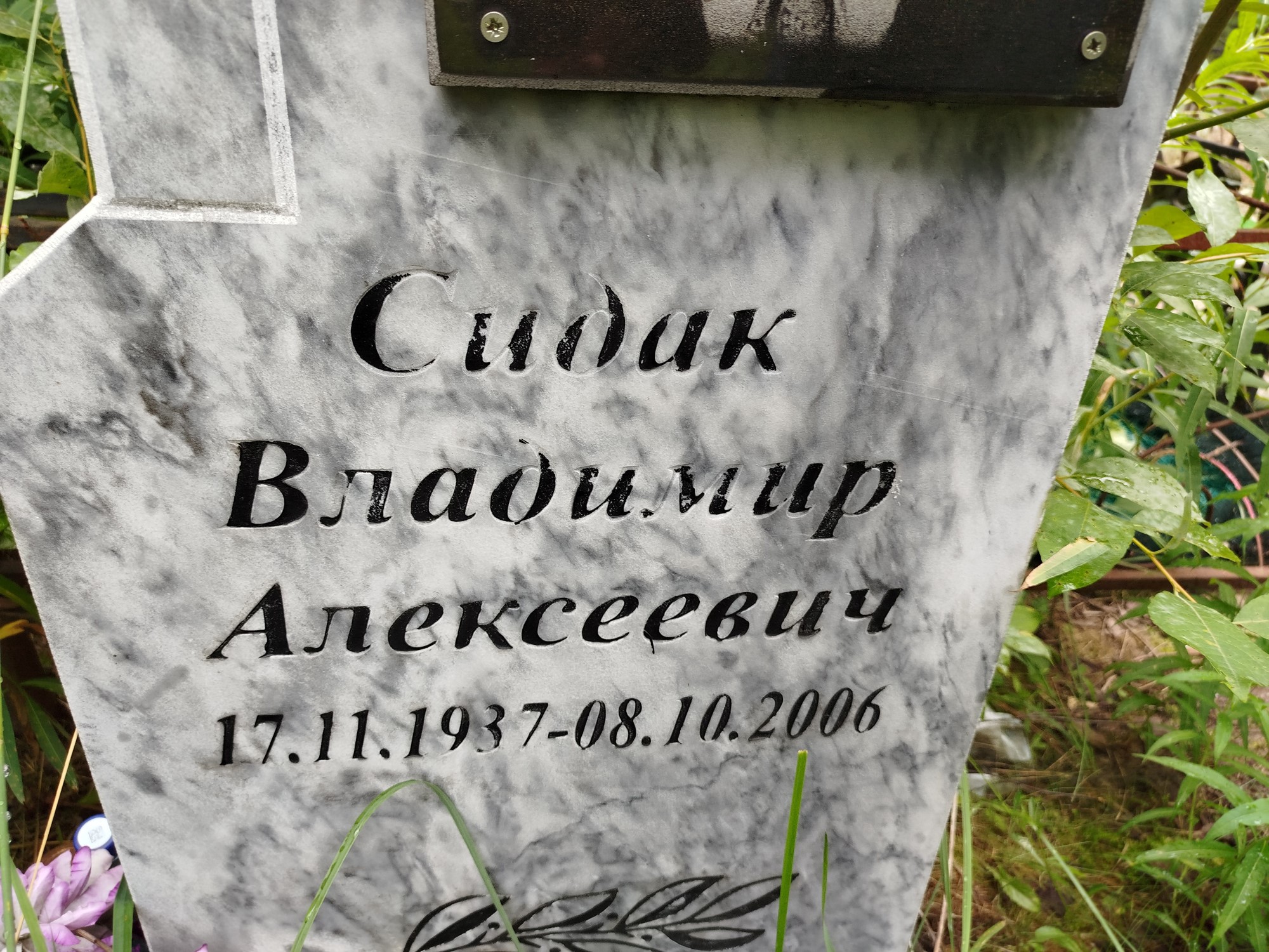 Сидак Владимир Алексеевич