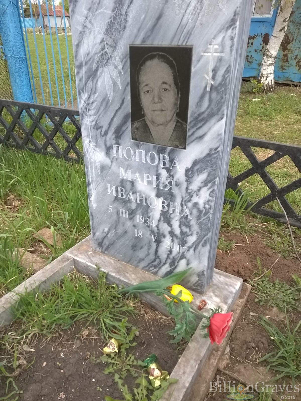 Попова Мария Ивановна