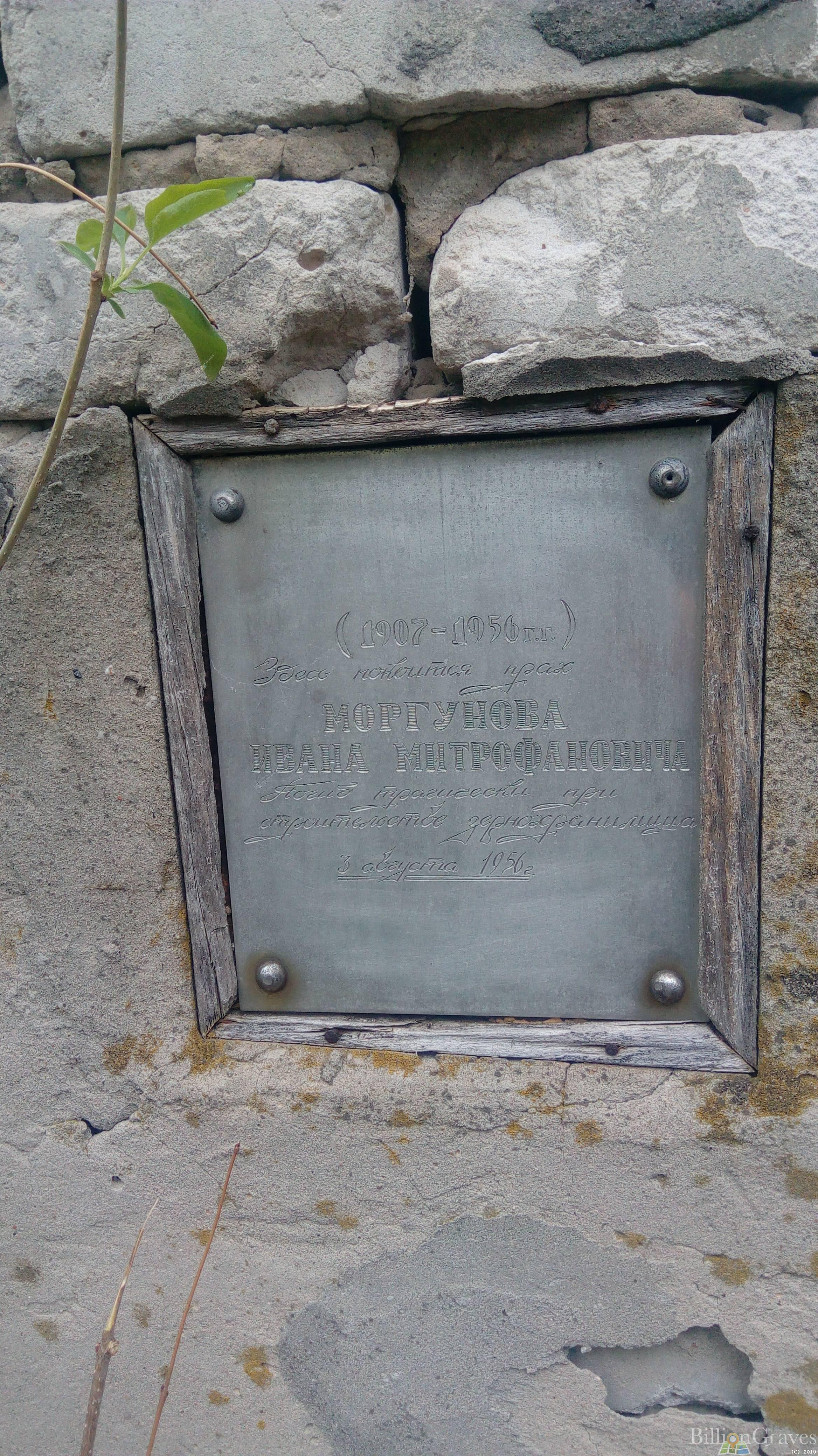 Моргунов Иван Митрофанович