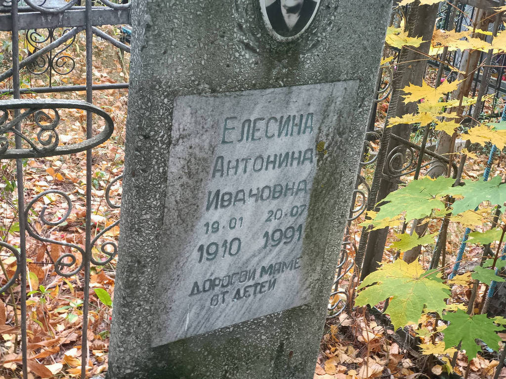 Елесина Антонина Ивановна