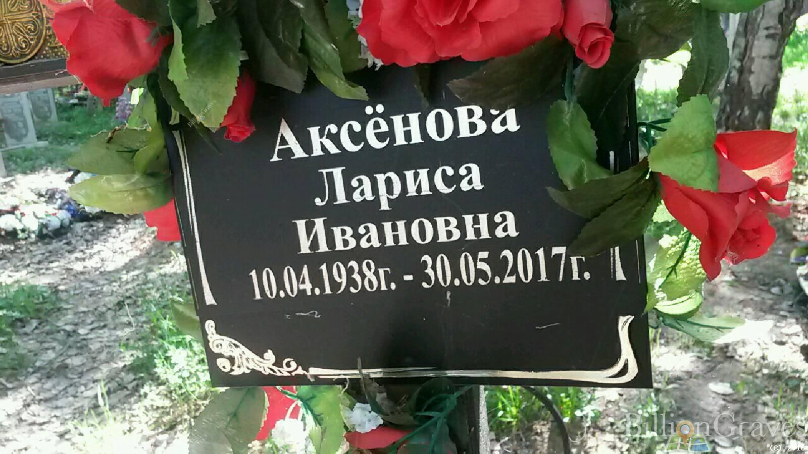 Аксёнова Лариса Ивановна