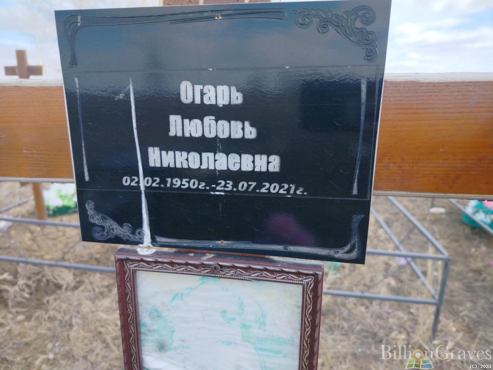 Огарь Любовь Николаевна