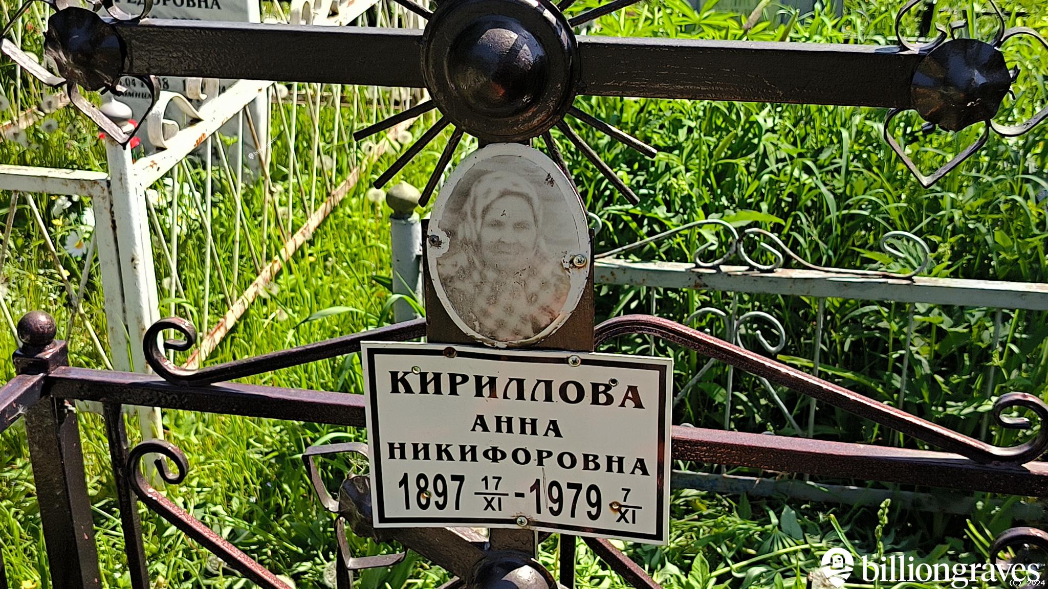 Кириллова Анна Никифоровна