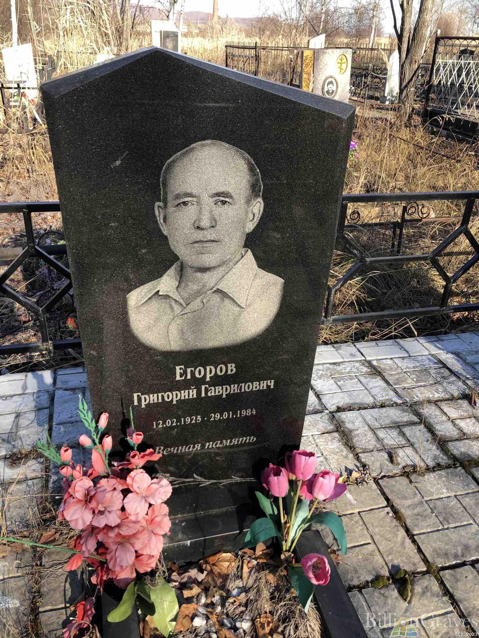 Егоров Григорий Гаврилович