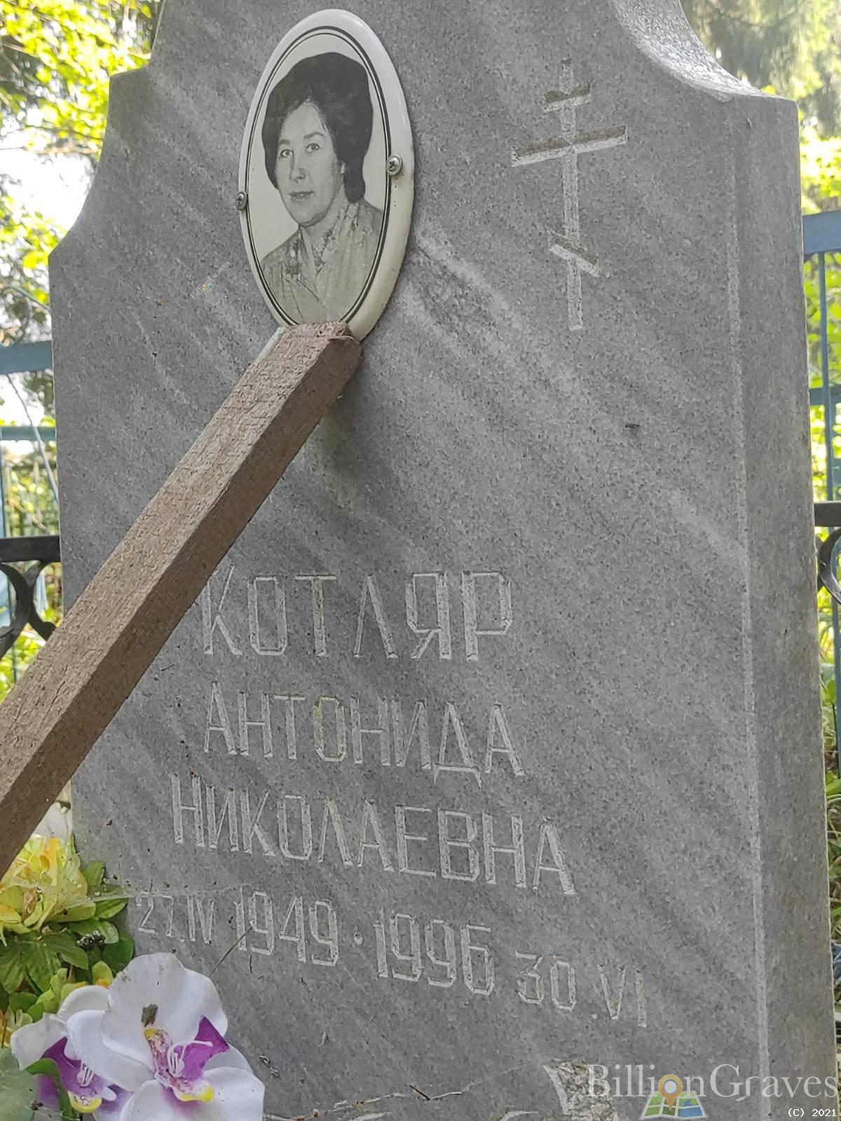 Котляр Антонида Николаевна