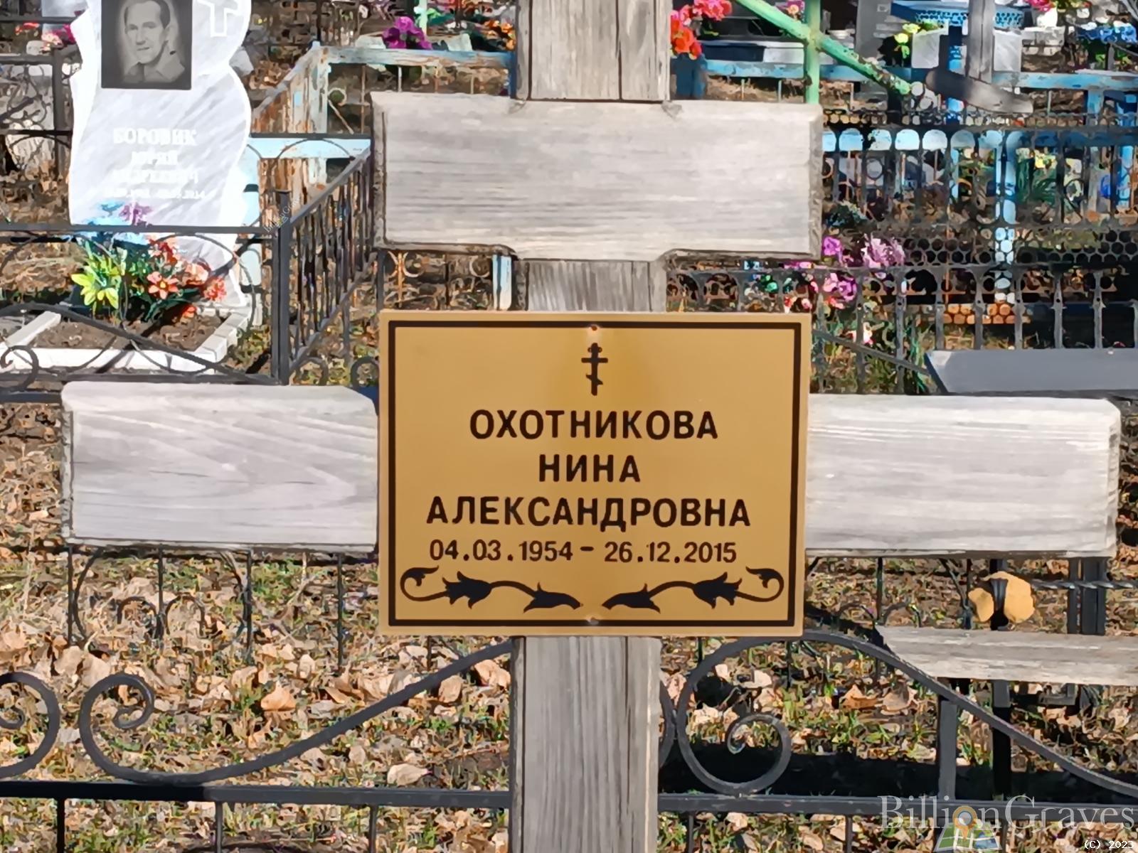 Охотникова Нина Александровна