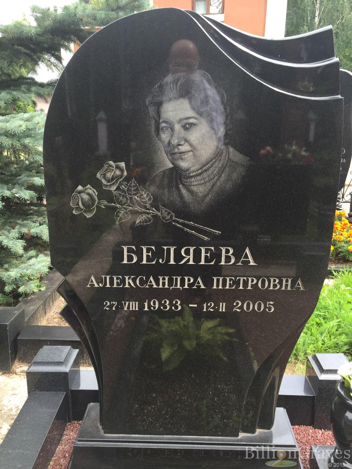 Беляева Александра Петровна