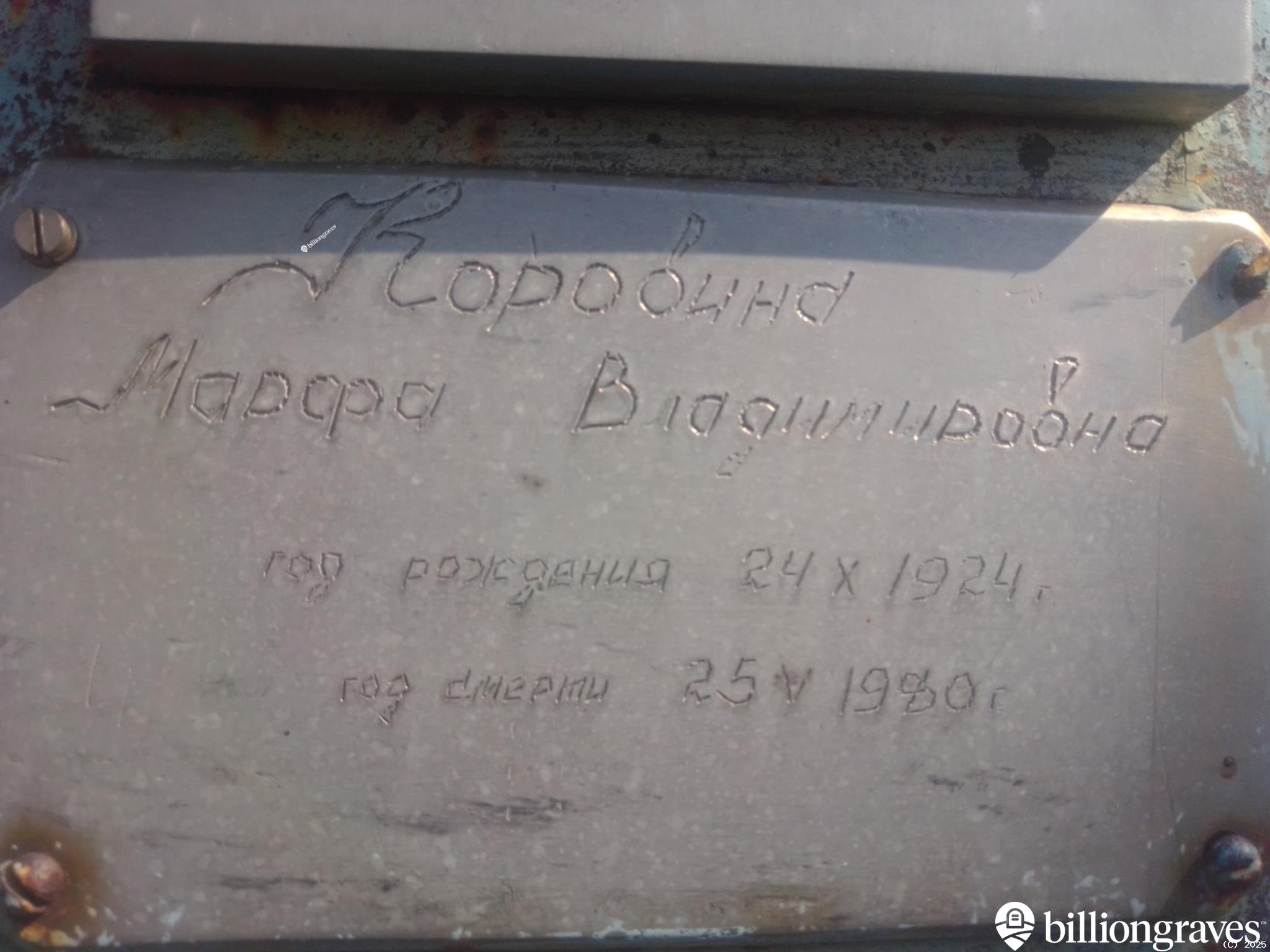 Коровина Марфа Владимировна