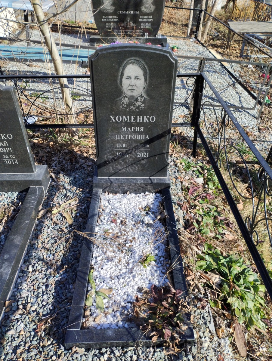 Хоменко Мария Петровна