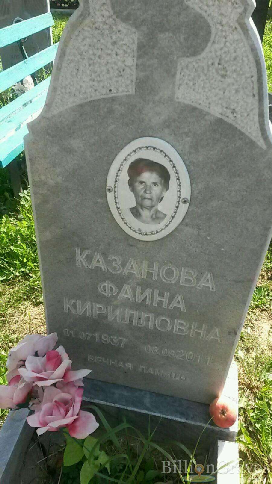 Казанова Фаина Кириллоовна