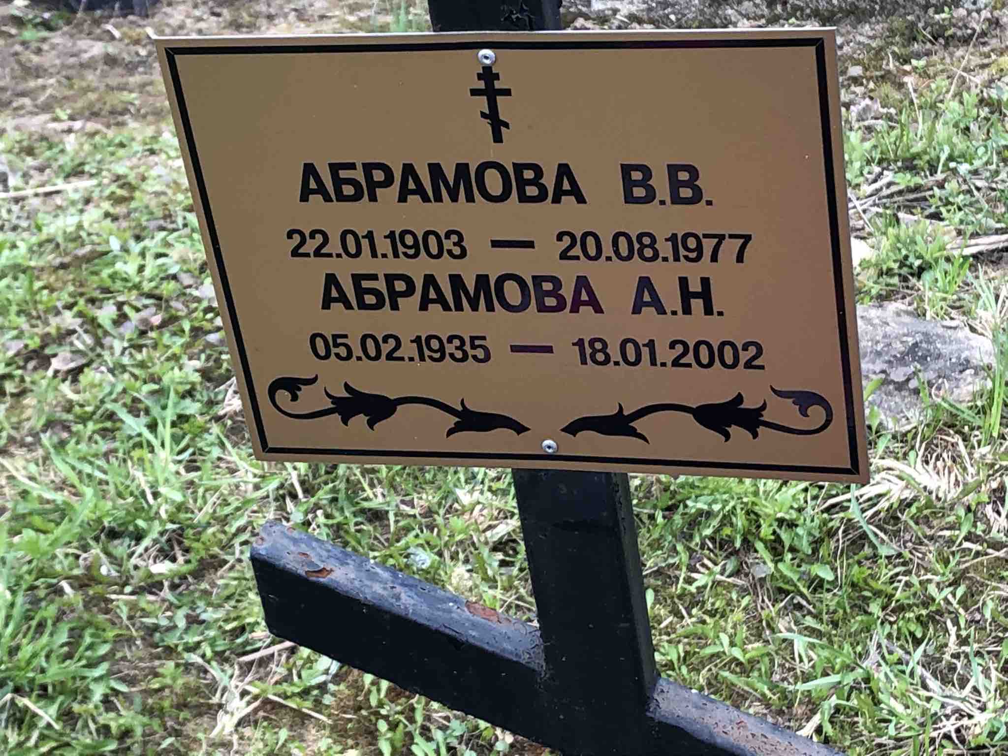 Абрамова В.В.
