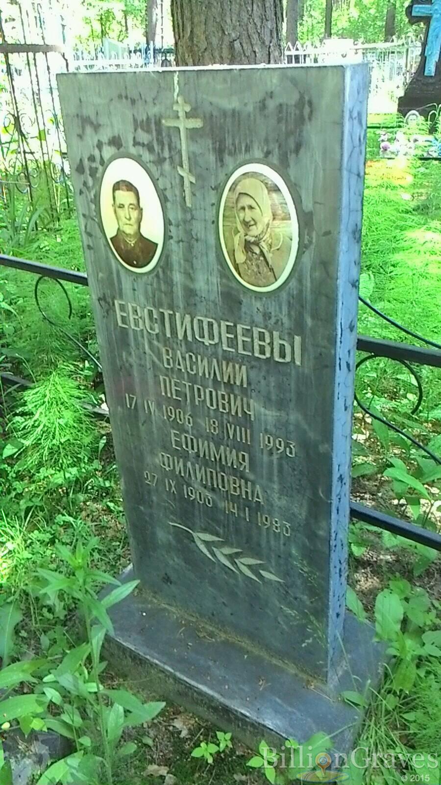 Евстифеева Ефимия Филипповна