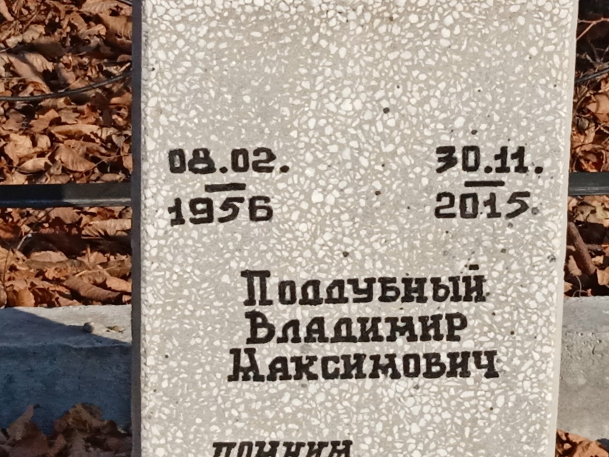 Поддубный Владимир Максимович