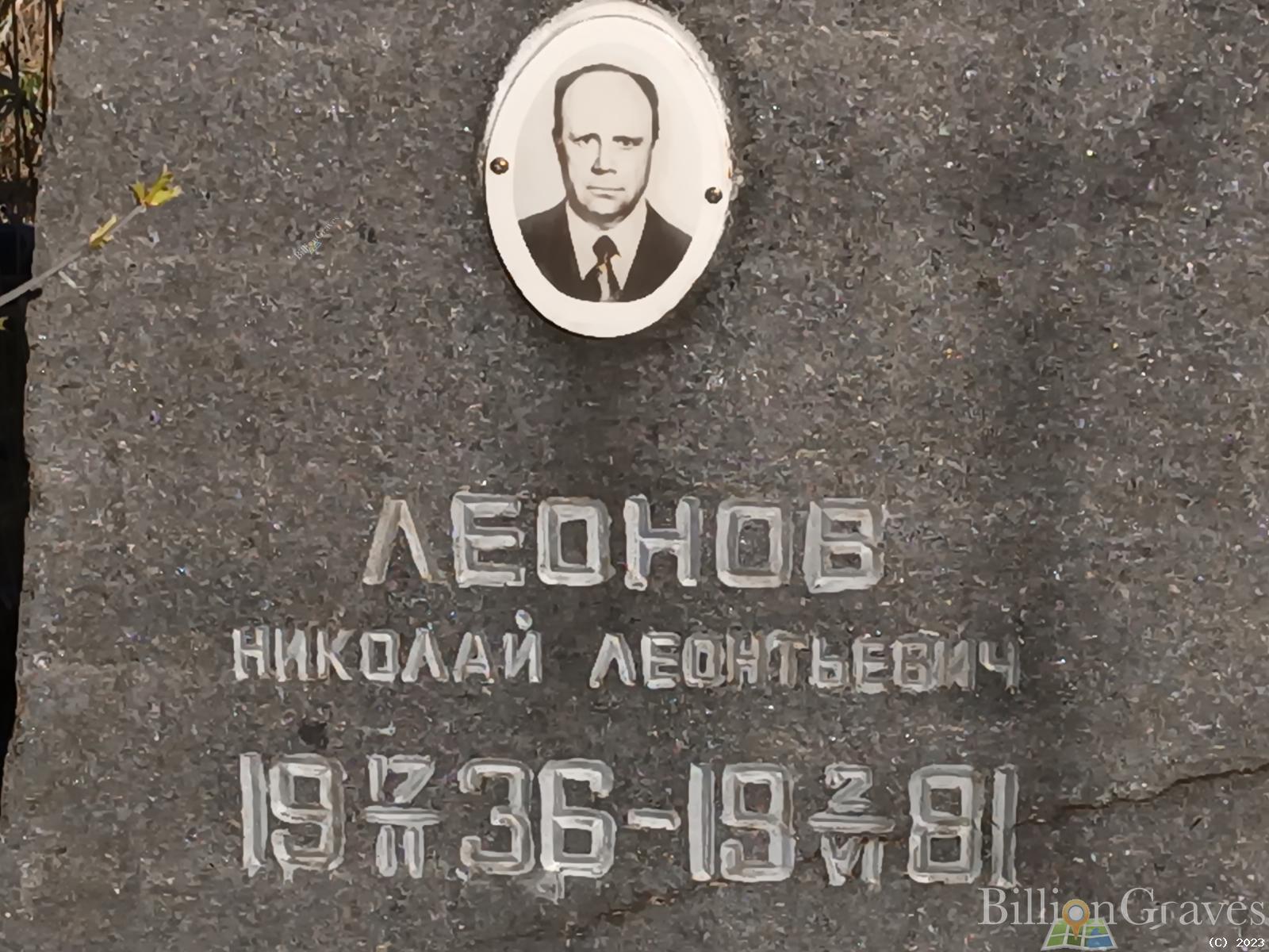 Леонов Николай Леонтьевич