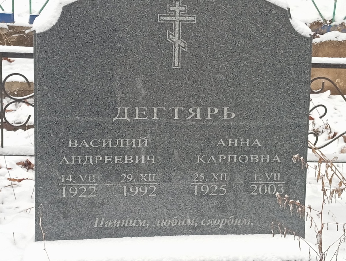 Дегтярь Василий Андреевич