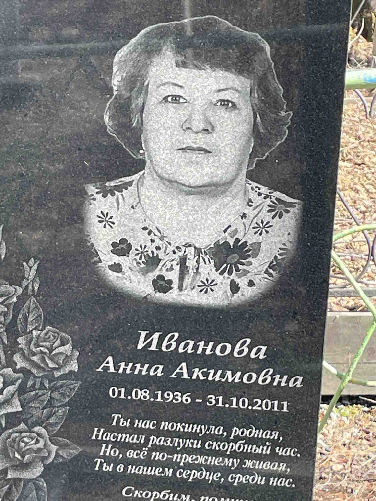 Иванова Анна Акимовна