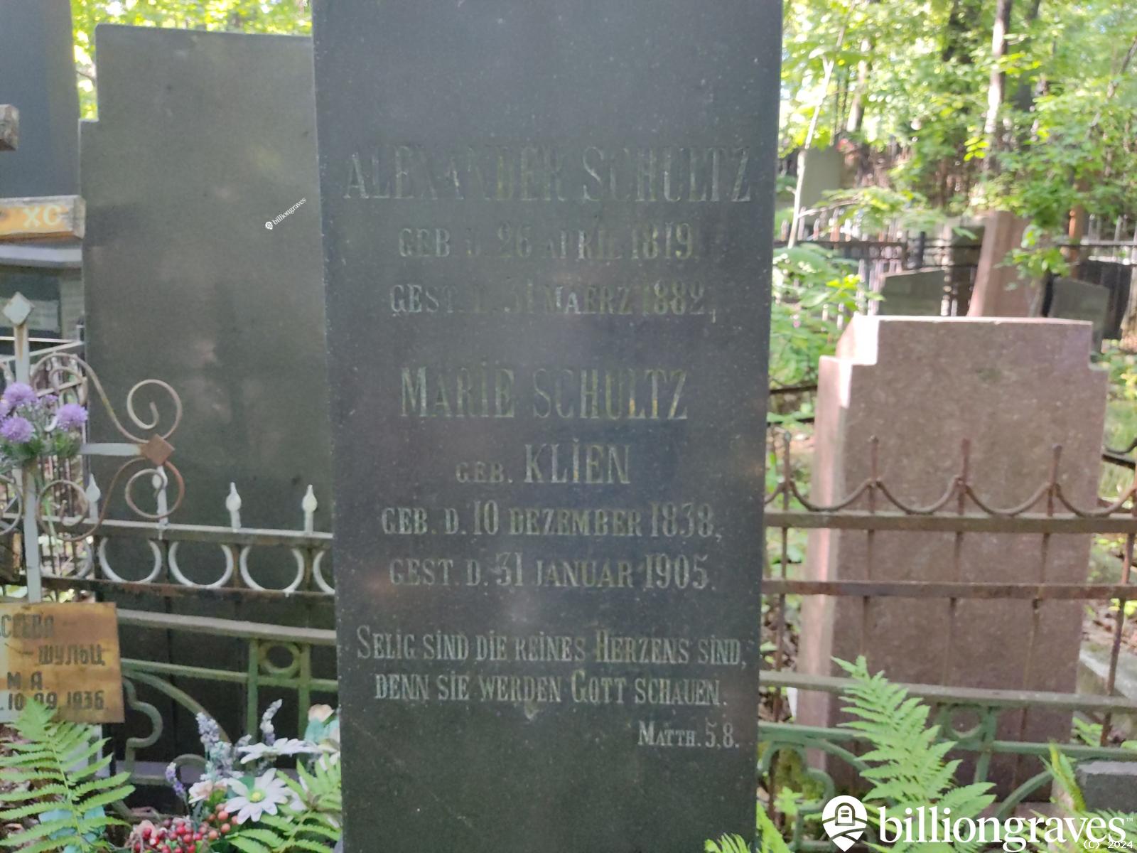 Schultz geb.Klien Marie