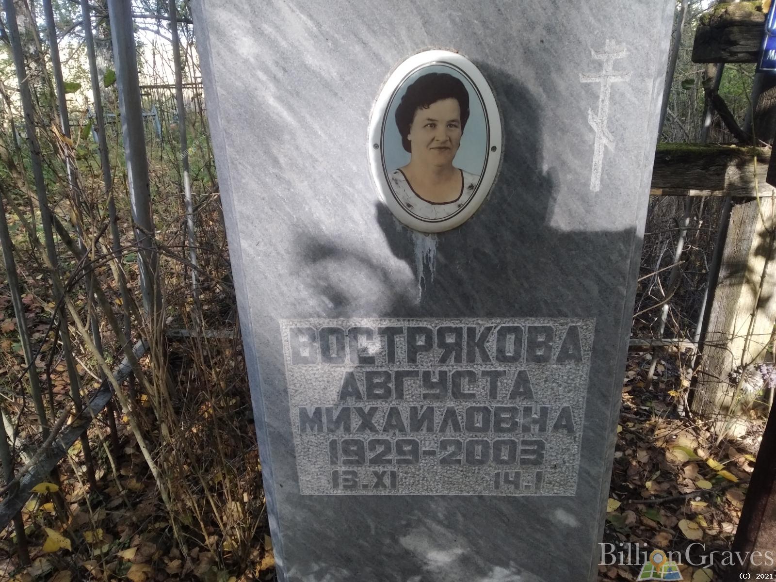 Вострякова Августа Михайловна