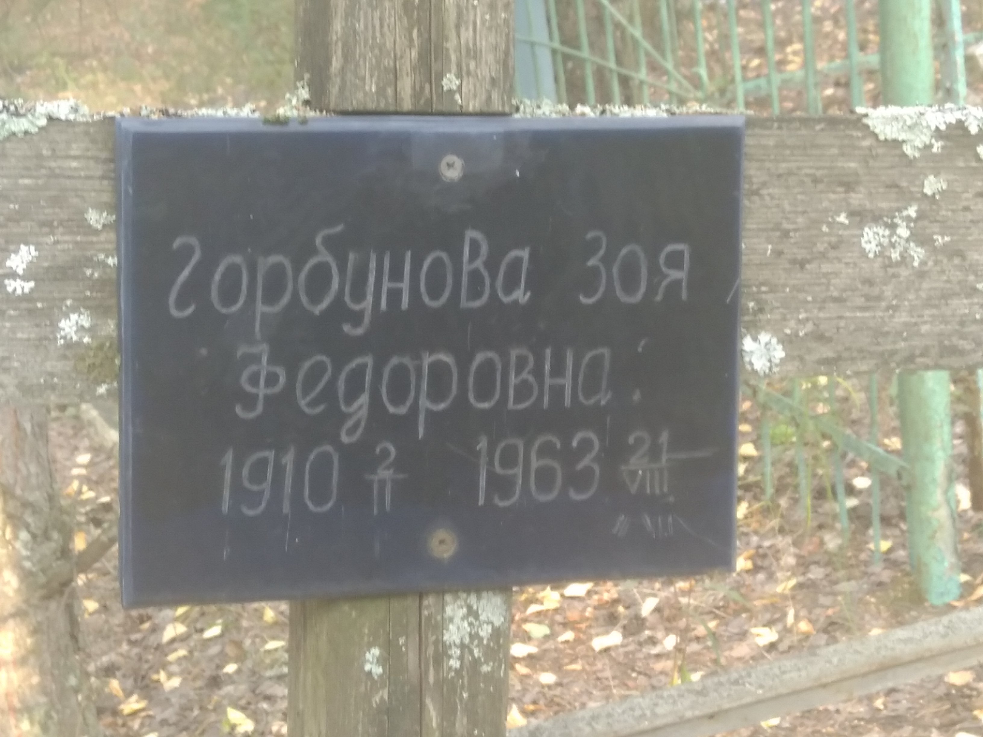 Горбунова Зоя Фёдоровна