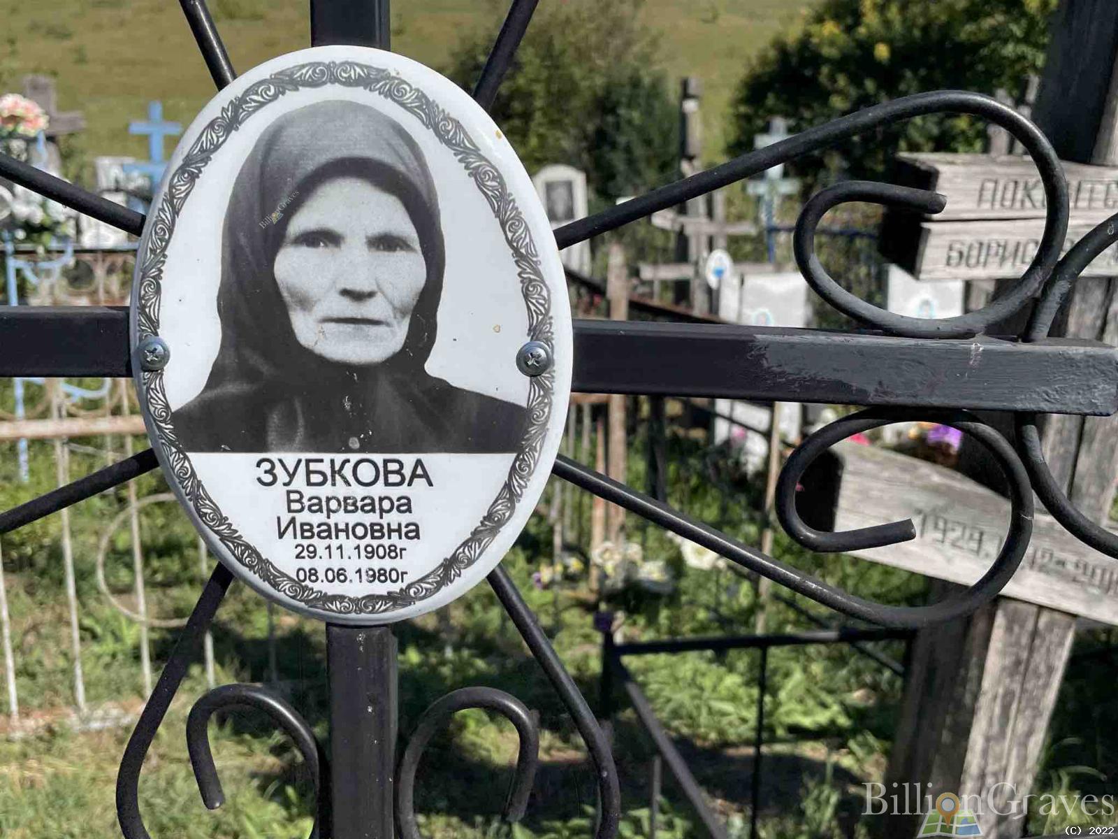 Зубкова Варвара Ивановна