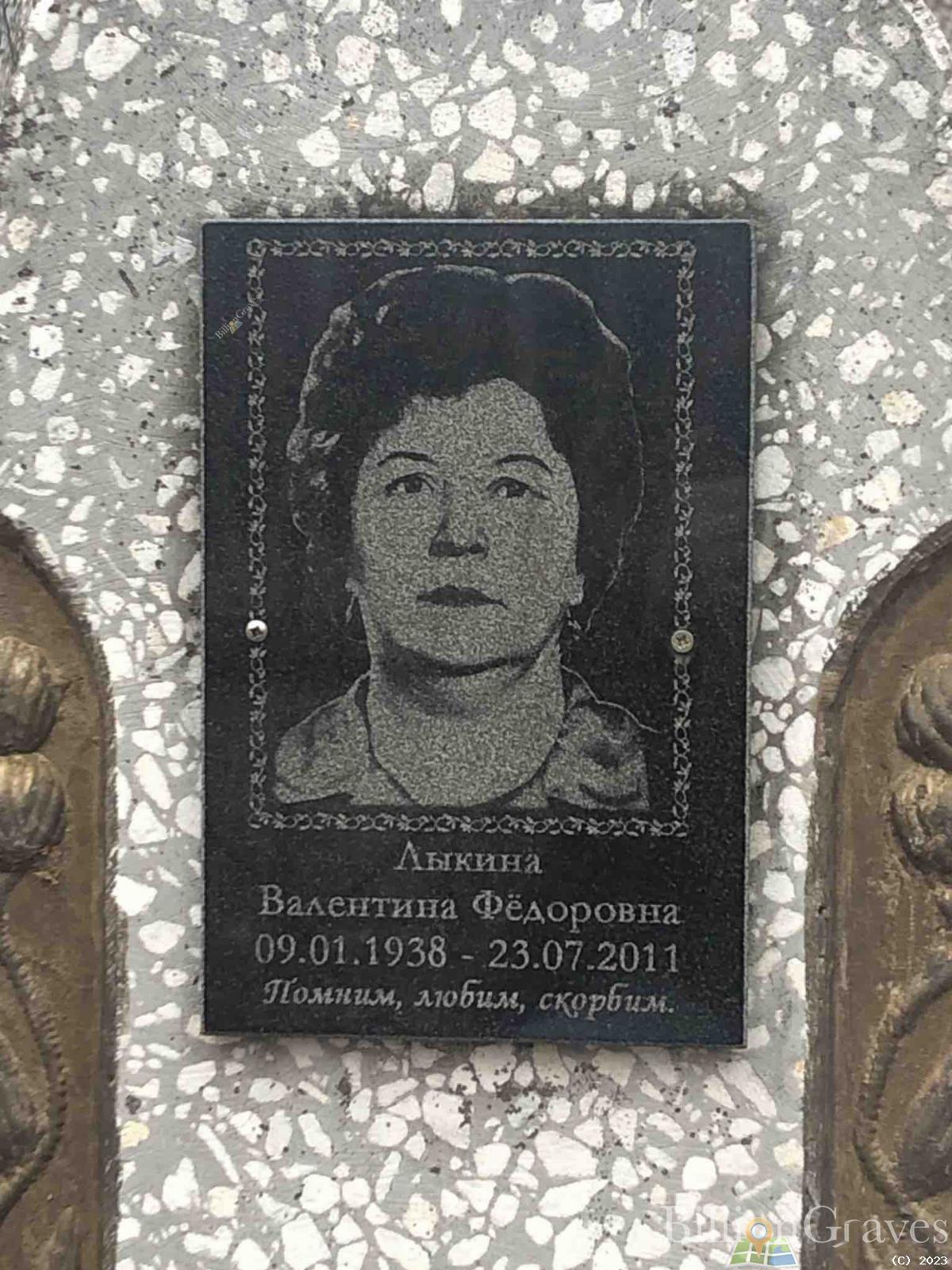Лыкина Валентина Федоровна