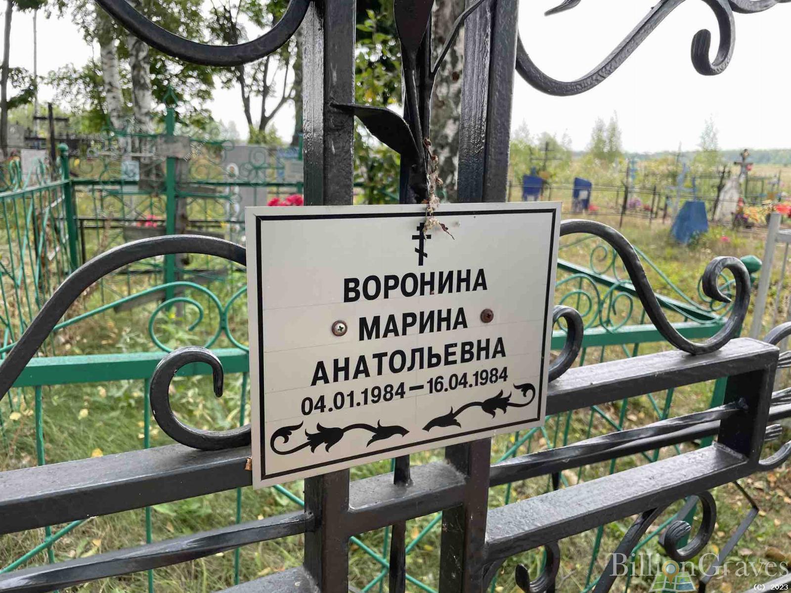 Воронина Марина Анатольевна