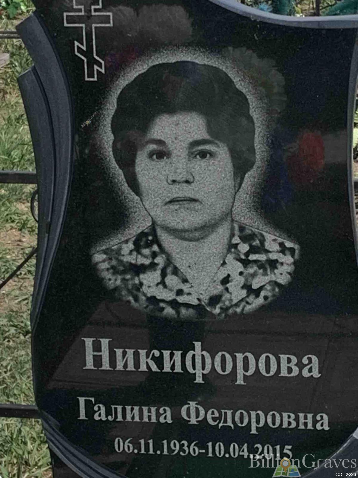 Никифорова Галина Федоровна