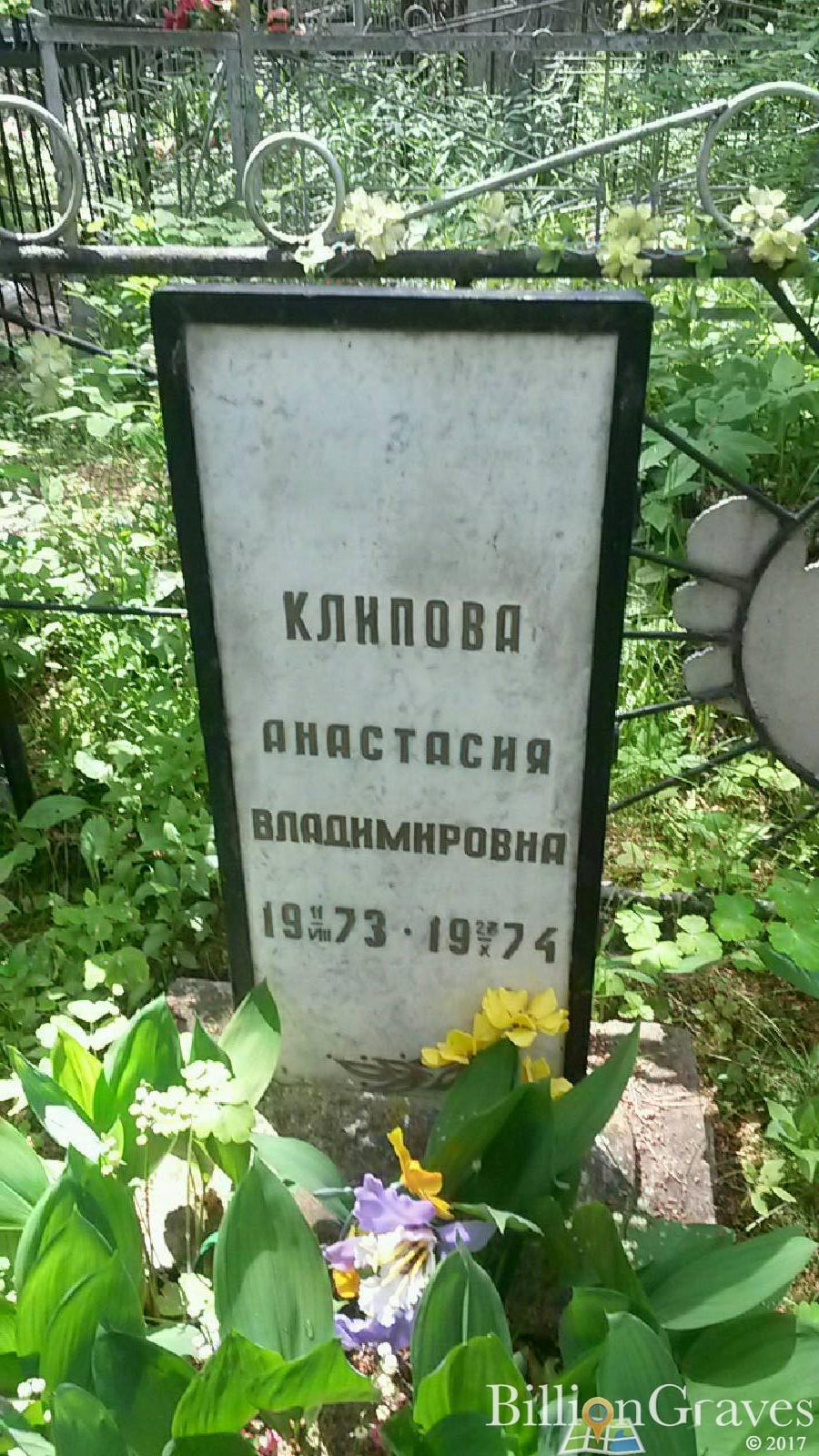 Клипова Анастасия Владимировна