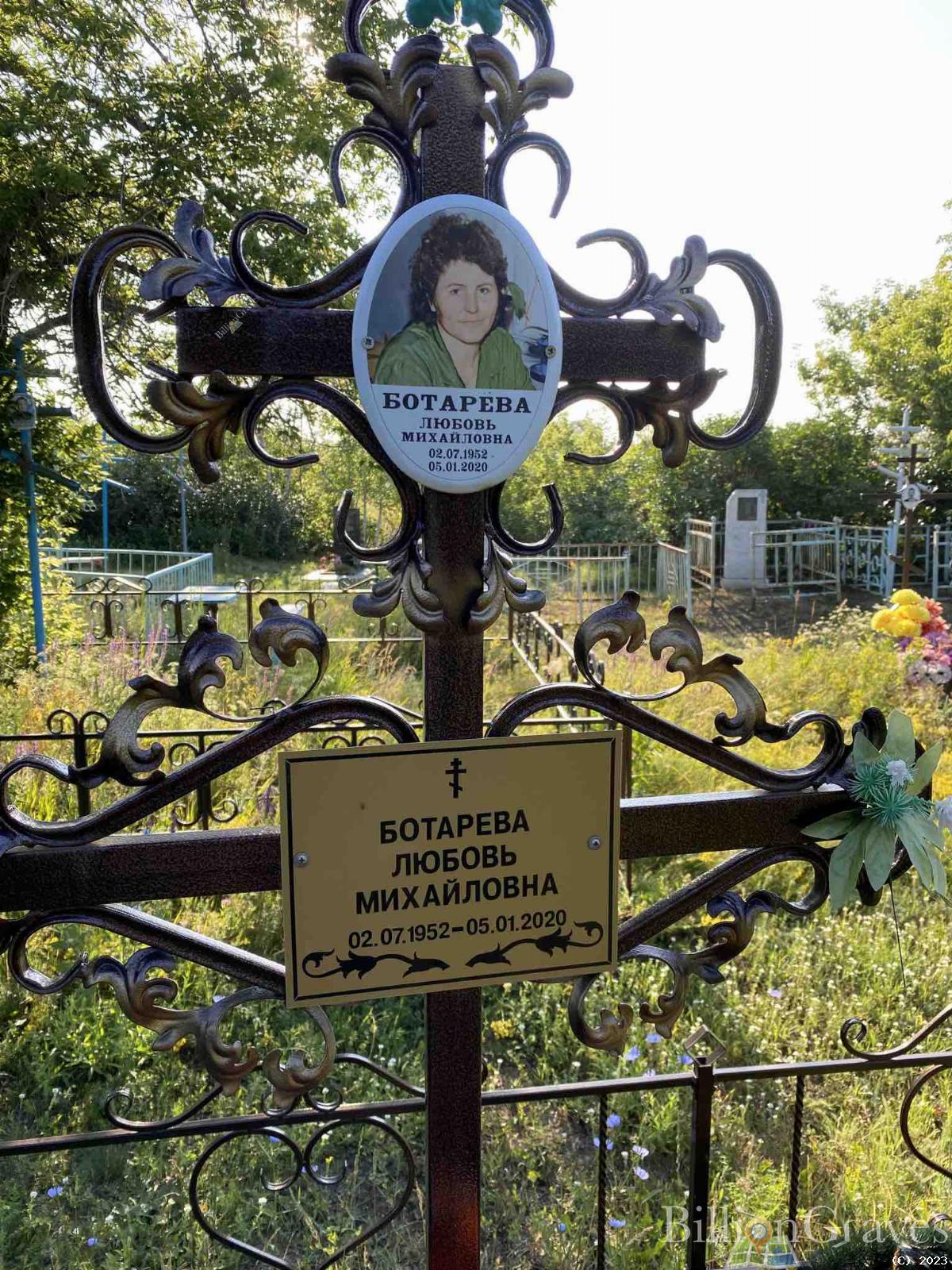 Ботарева Любовь Михайловна