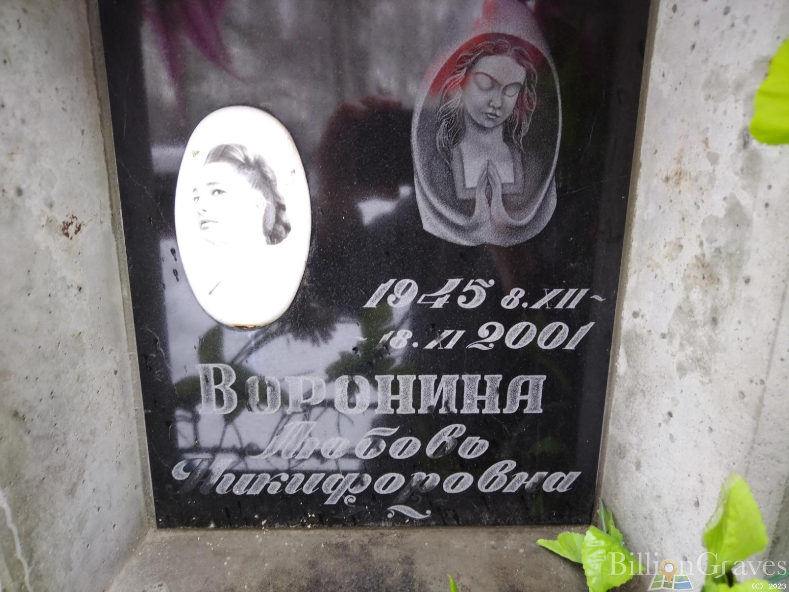 Воронина Любовь Никифоровна