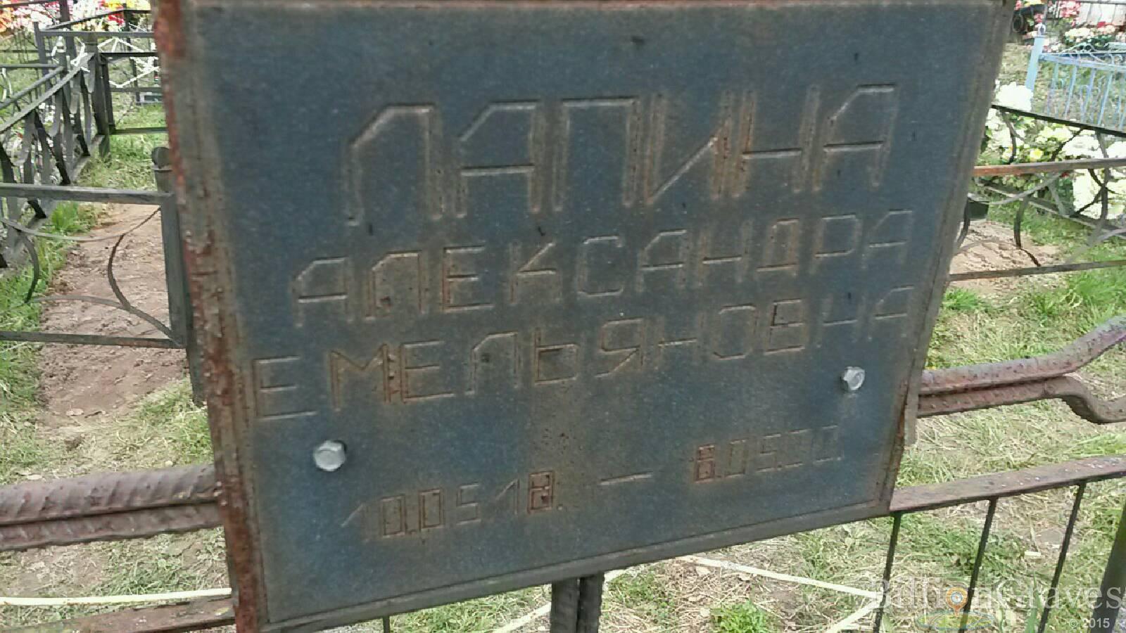 лапина александра емельяновна