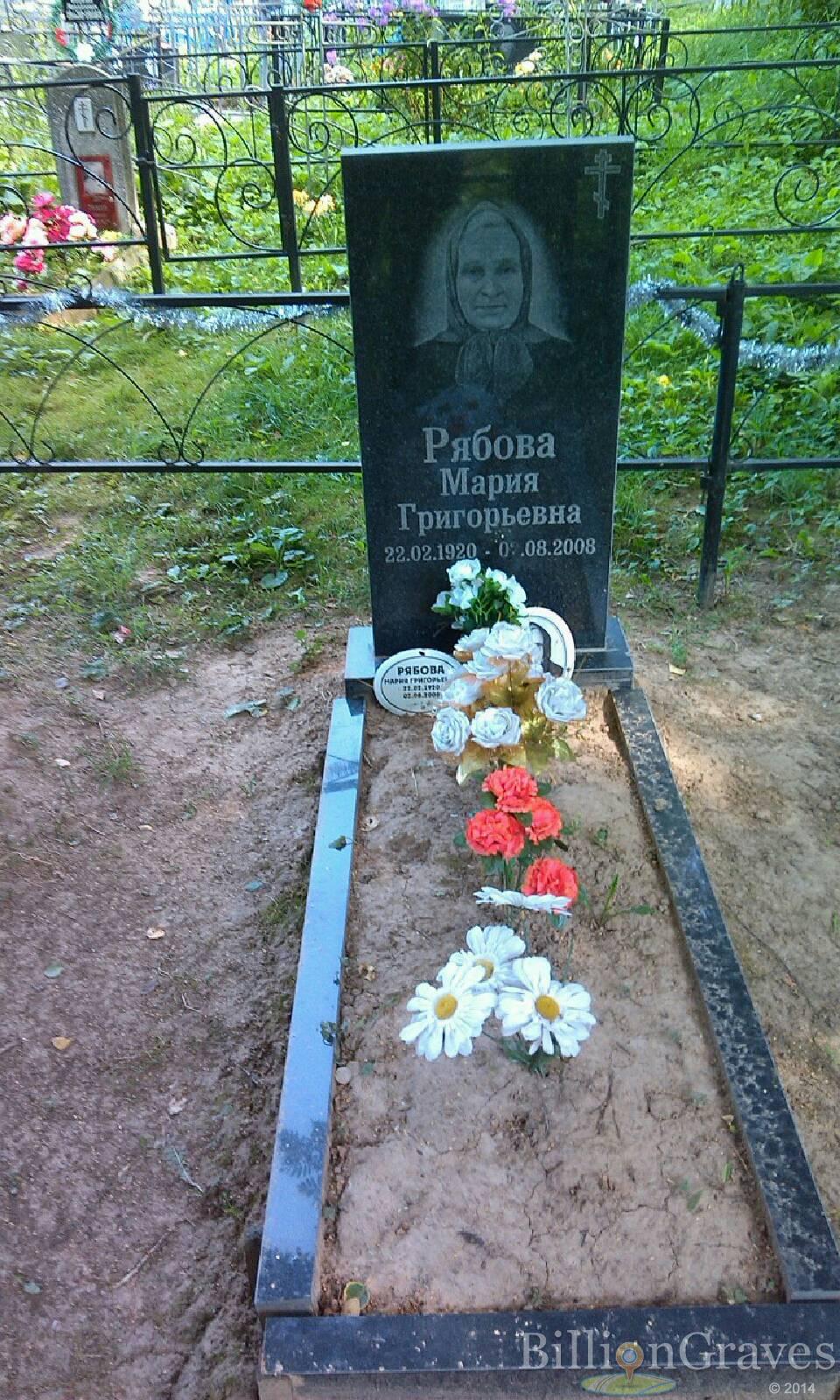 Рябова Мария Григорьевна