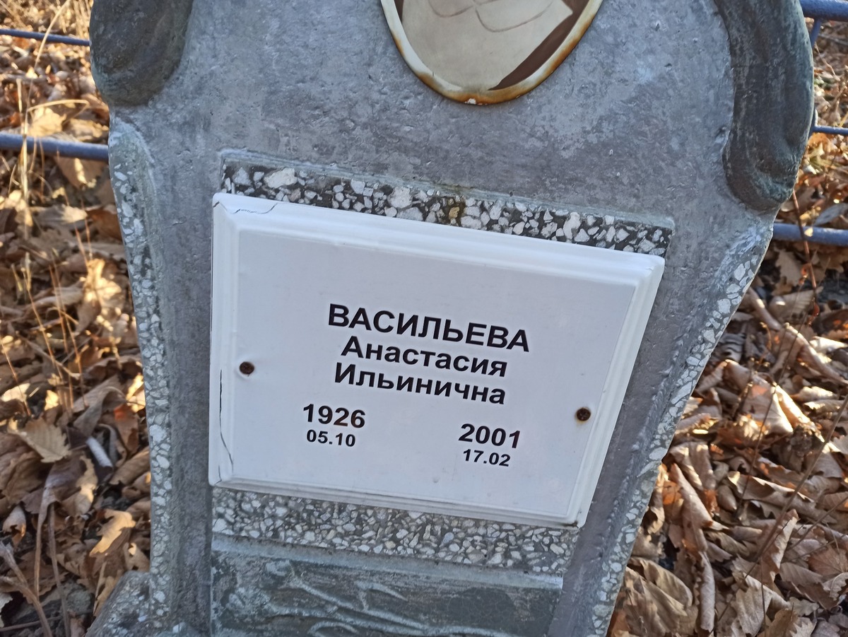Васильева Анастасия Ильинична