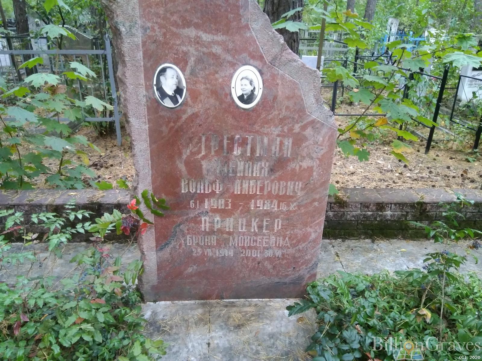 Трестман Броня Моисеевна