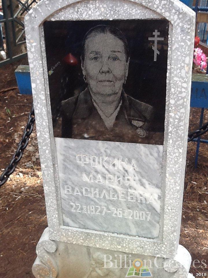 Фокина Мария Васильевна